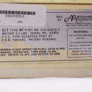 Aircraft Products Alert 50 ELT Transmitter