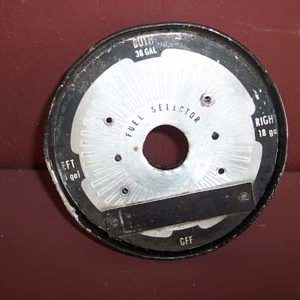 Cessna 172 Fuel Selector Placard