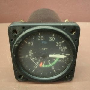 Cessna Cabin Alt-Diff Pressure Indicator