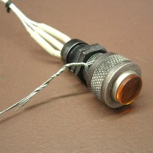 Dialco Push-to-Test Indicator Light (Amber Lens)