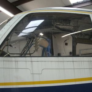 Cessna 310K Pilot Emergency Exit Window and Frame