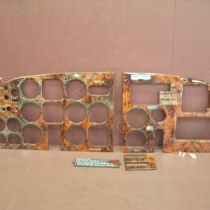 Cessna P210N Wood Grain Instrument Panel Cover Set (R/H Cracked)