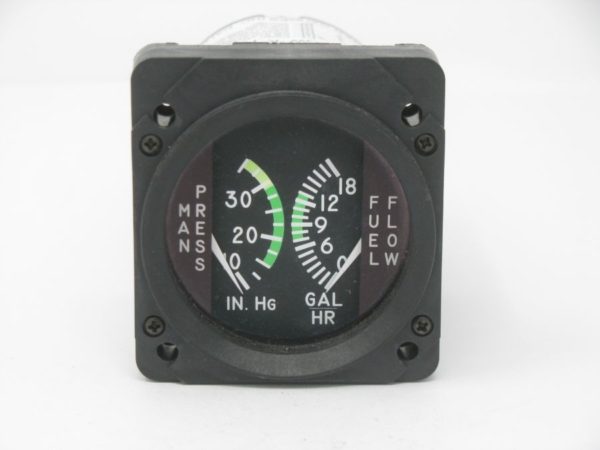 Cirrus Man Press and Fuel Flow Indicator Gauge (Rochester PN EG3118-08010)