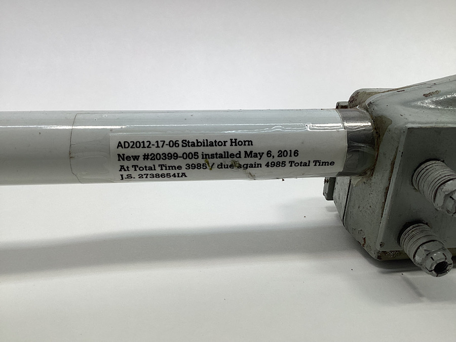 20735-003 Piper PA24-180 Link Assembly Main Gear Torque (Zinc Chromate)