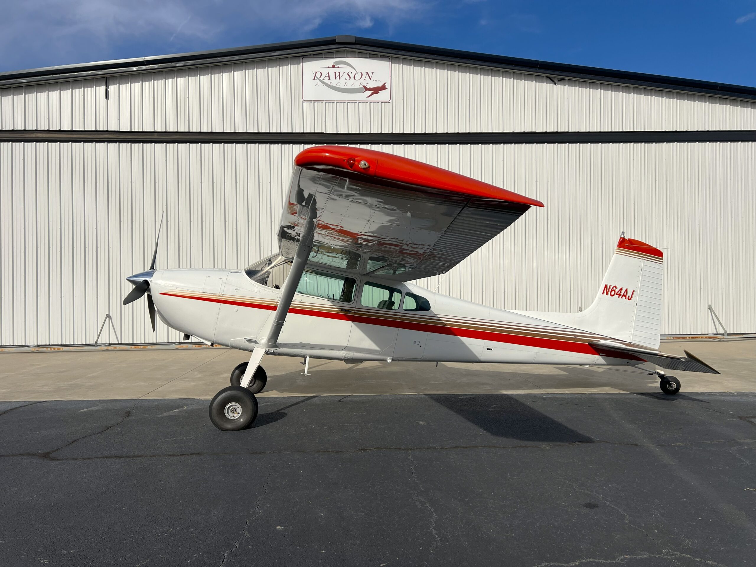 1973 Cessna 180J 275HP Float Conversion on Floats